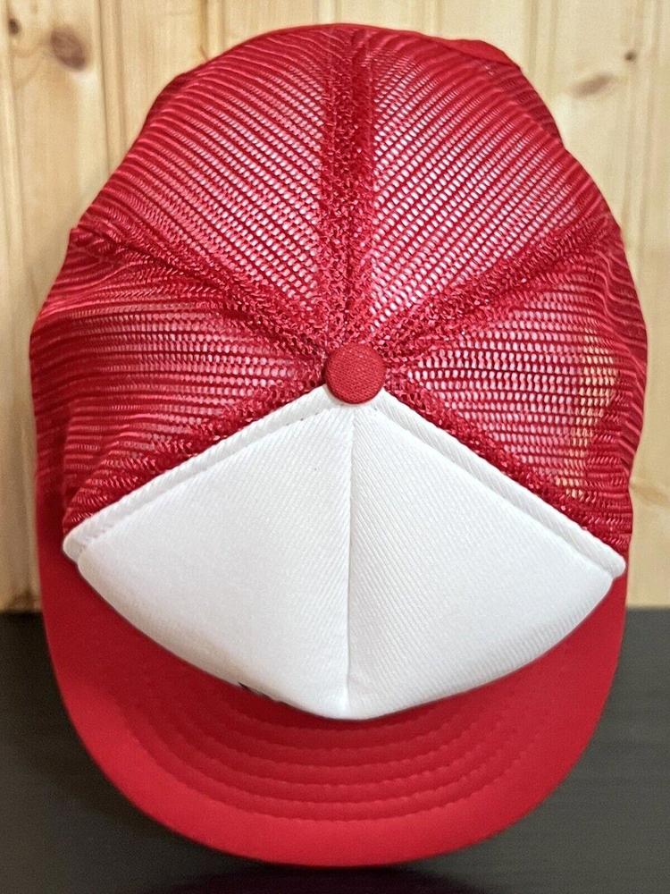 Vintage Trucker Hat 1980s Reed Lumber Company  Builder Mart Snapback Trucker Hat - Picture 6 of 12